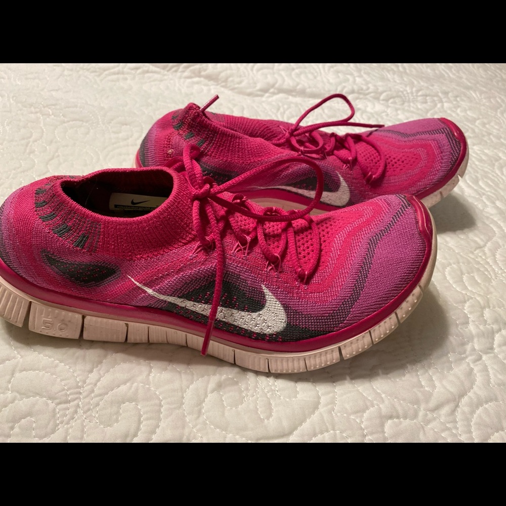 Pink Nike Running Shoes
